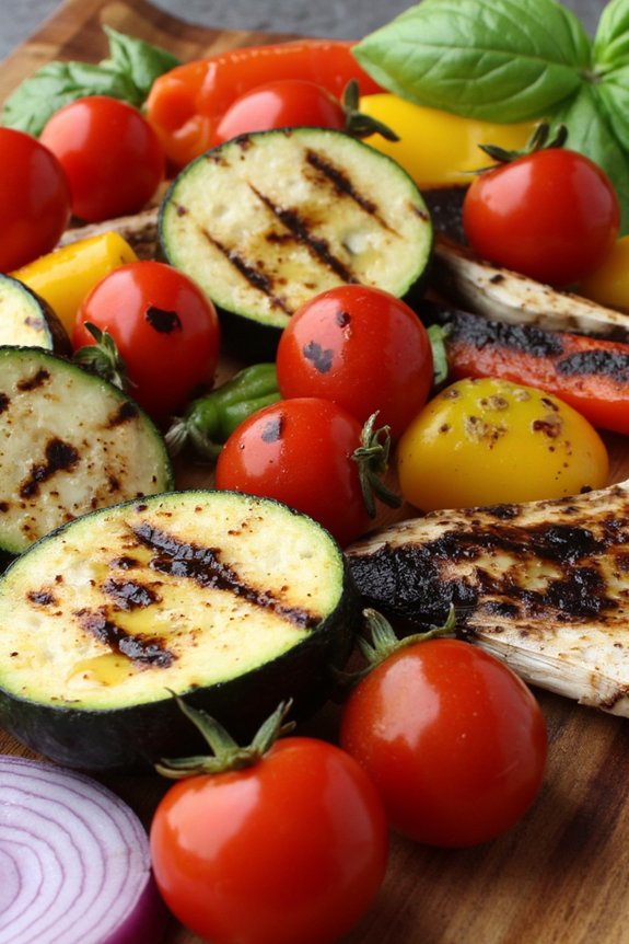grilled vegetable platter delight