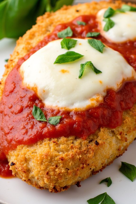 healthy crispy chicken parmesan