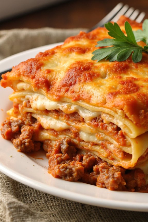 hearty beef lasagna recipe