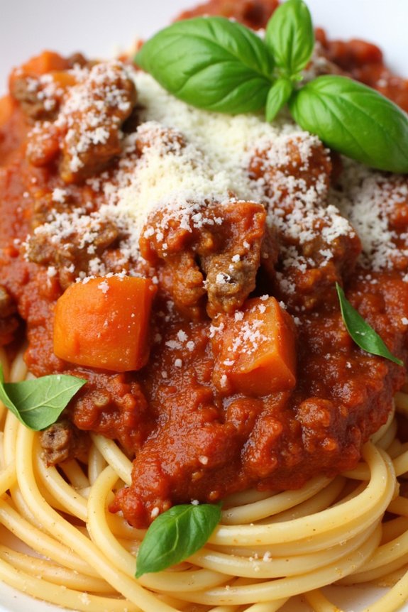 hearty bolognese spaghetti recipe