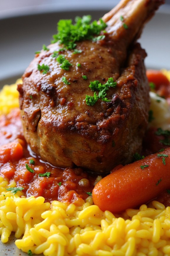 hearty braised veal shanks