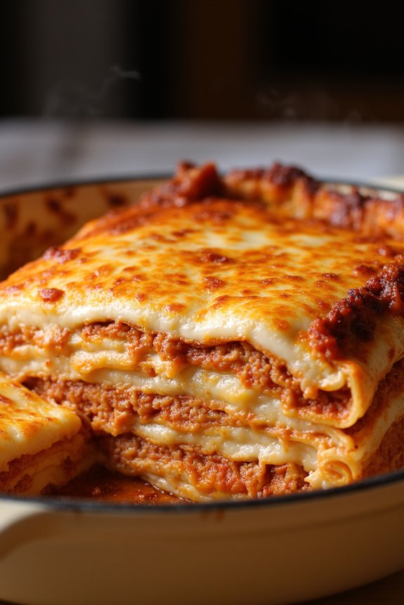hearty homemade italian lasagna
