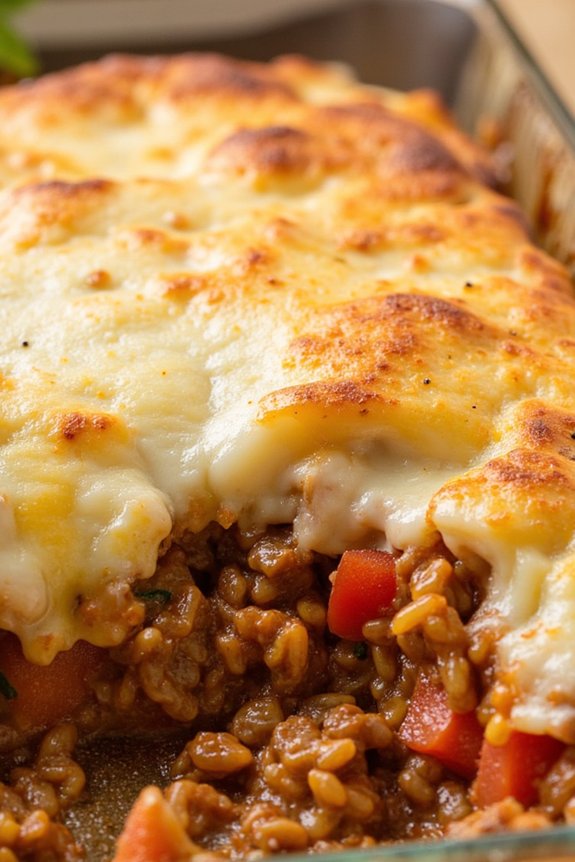 hearty italian beef casserole