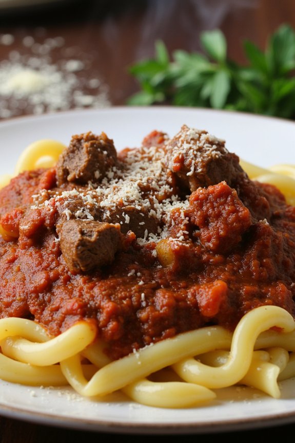 hearty italian beef ragu