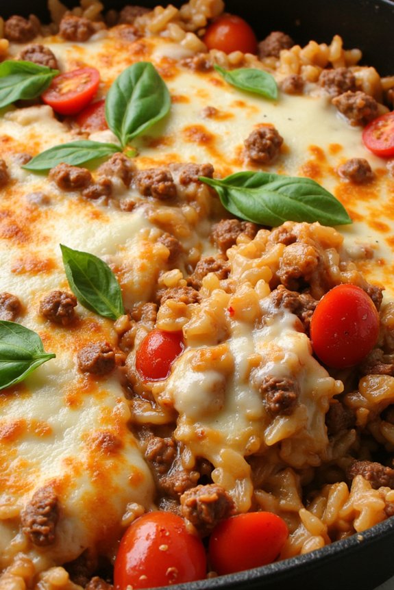 hearty italian beef skillet