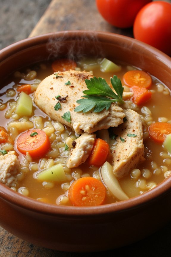 hearty italian chicken soup