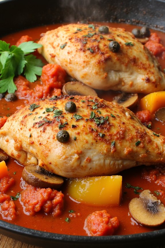 hearty italian hunter s chicken