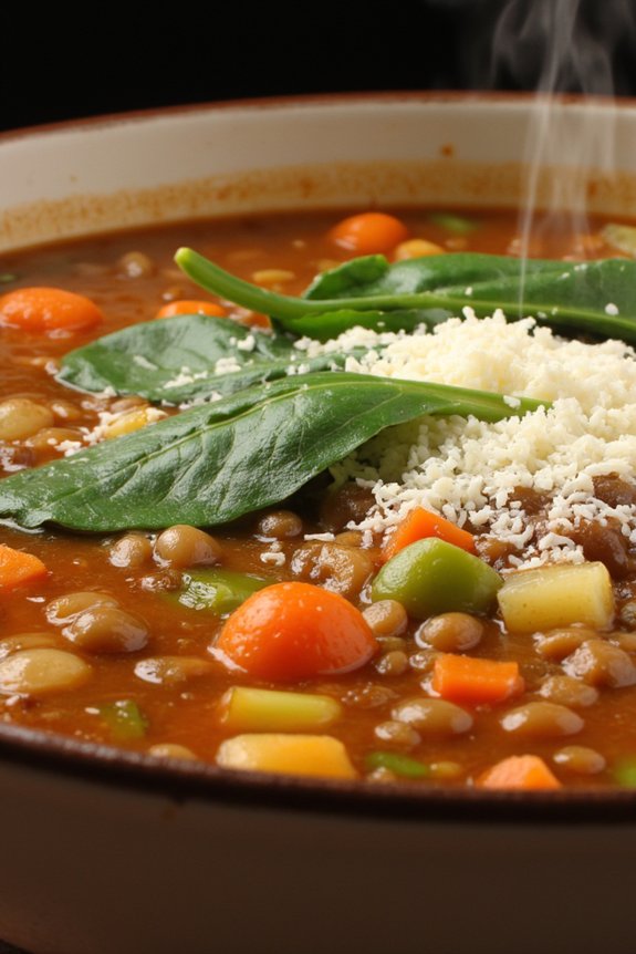 hearty italian lentil soup