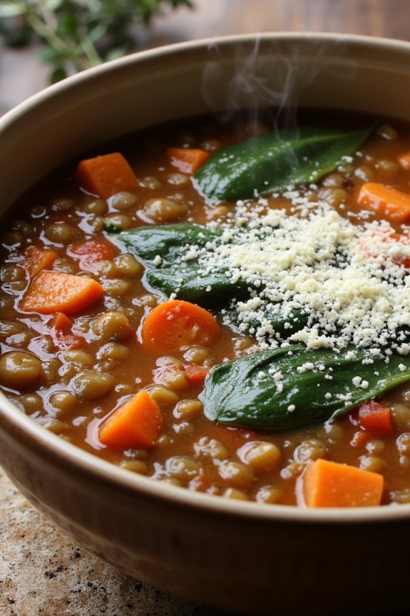 hearty italian lentil soup
