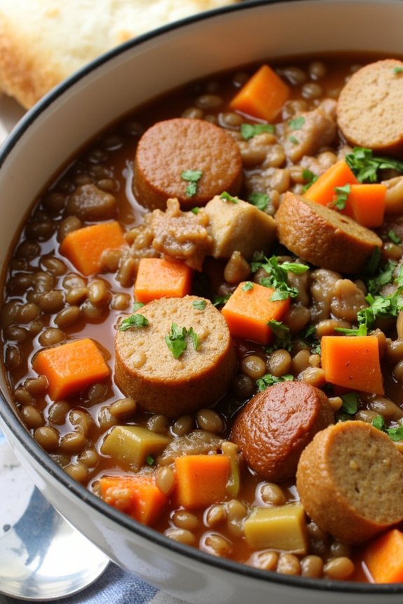 hearty italian lentil stew