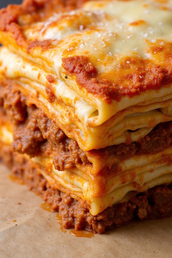 hearty italian meat lasagna