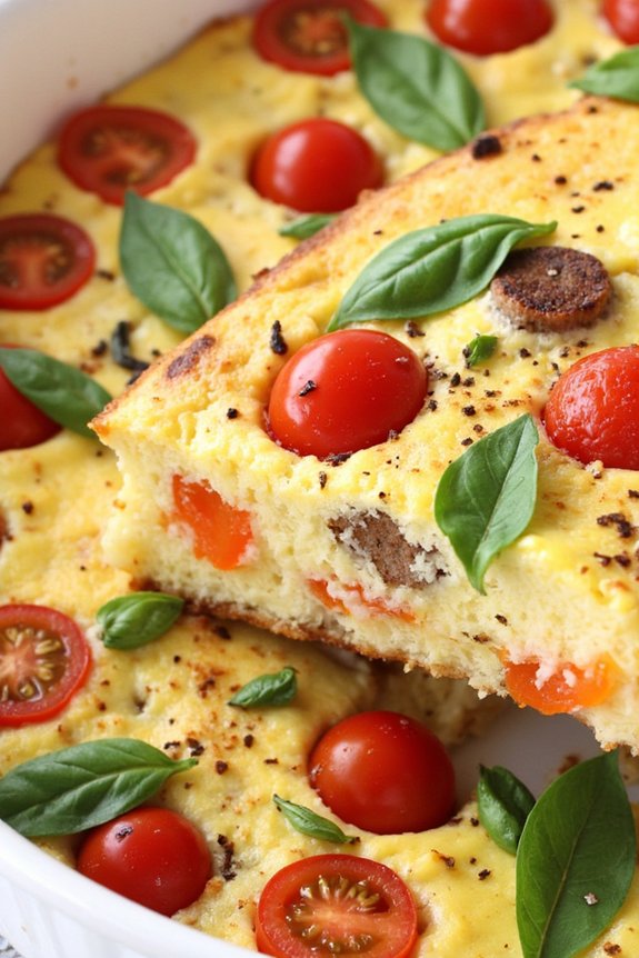 hearty italian sausage frittata