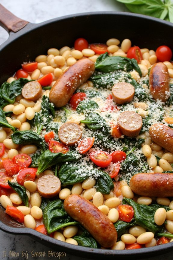 hearty italian sausage skillet