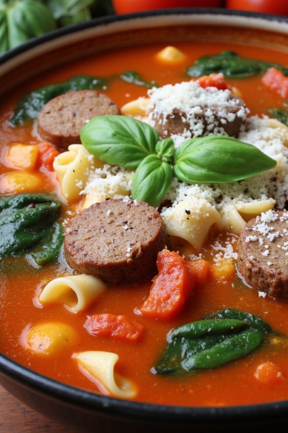 hearty italian sausage soup
