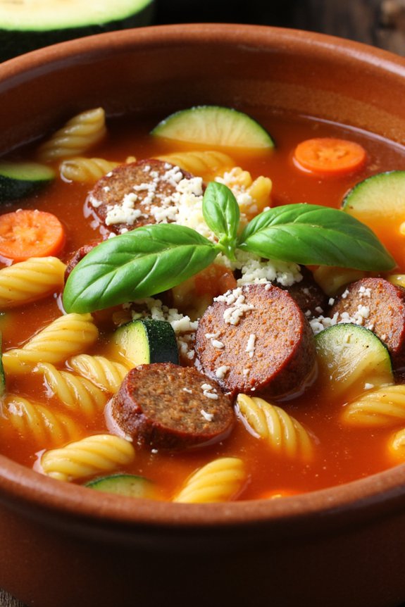 hearty italian sausage soup