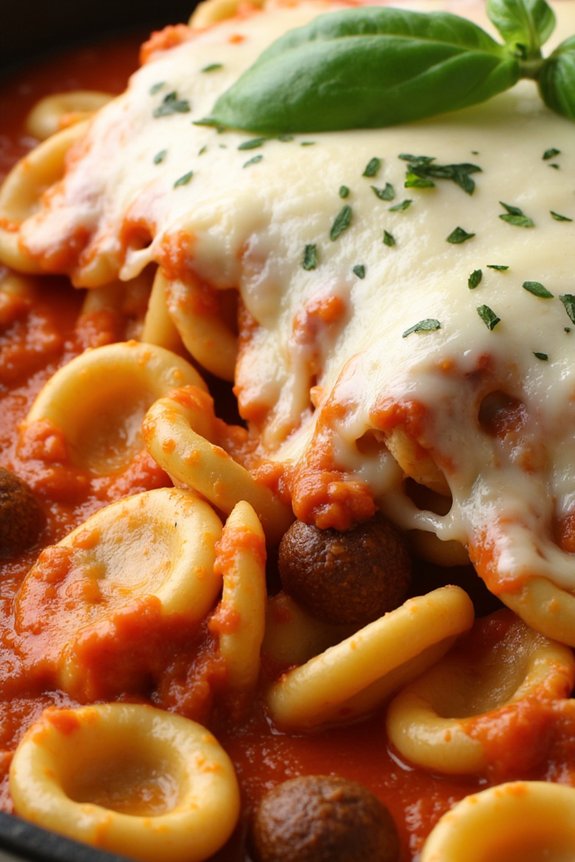 hearty sausage tortellini skillet