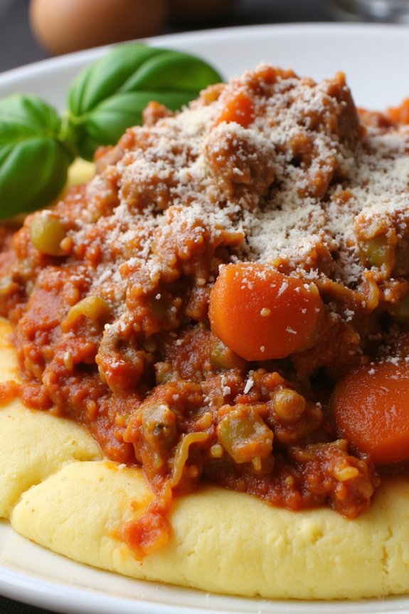 hearty slow cooked pork ragu