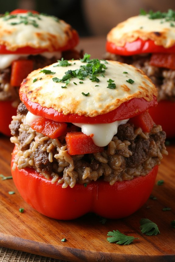 hearty stuffed bell peppers