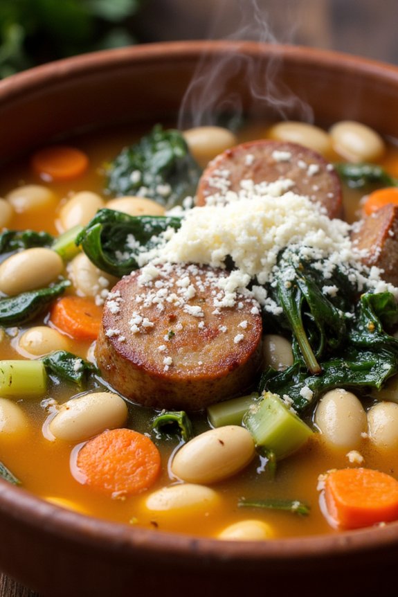 hearty turkey sausage soup