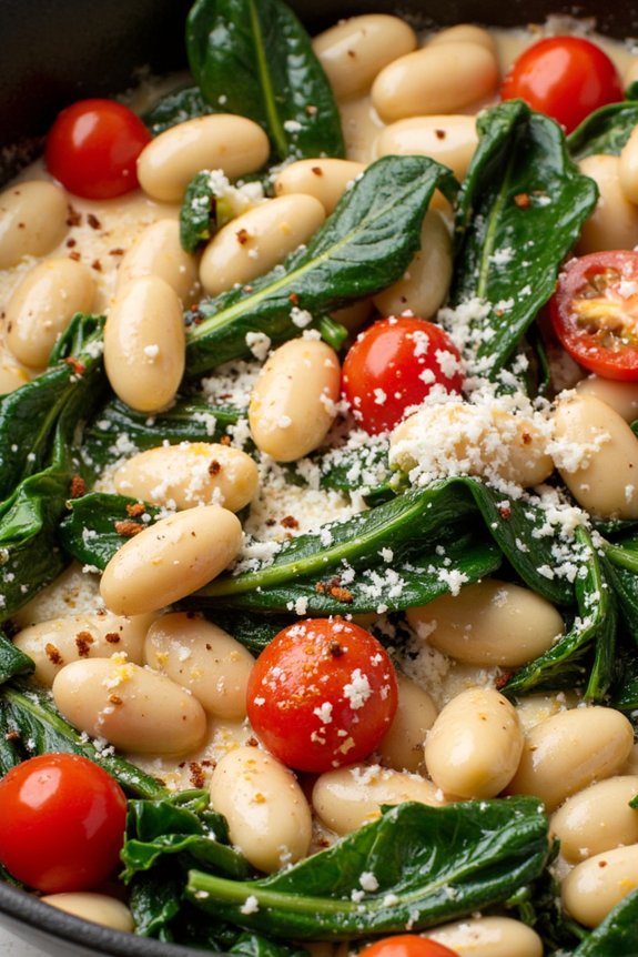 hearty tuscan bean skillet