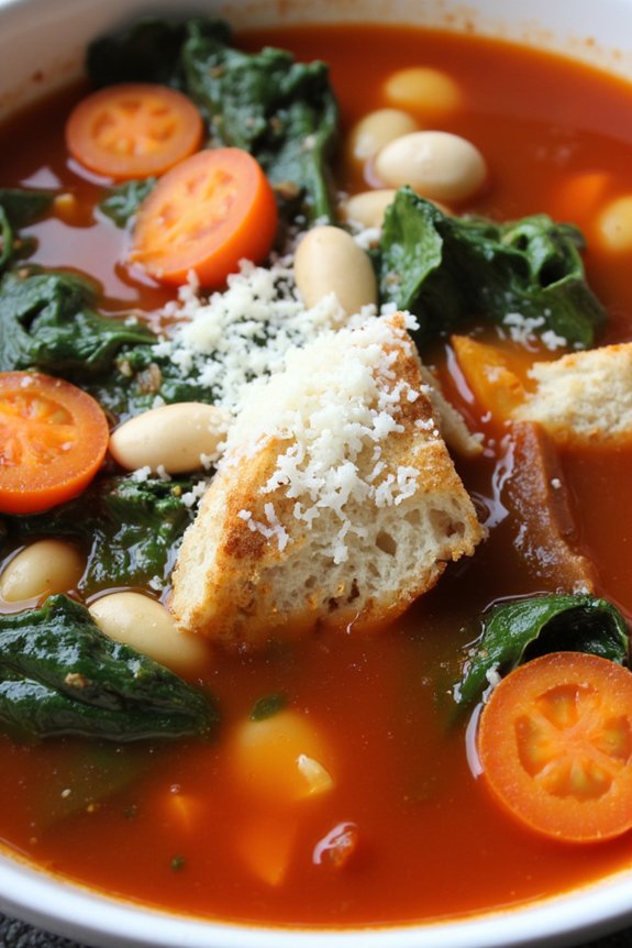 hearty tuscan bread soup