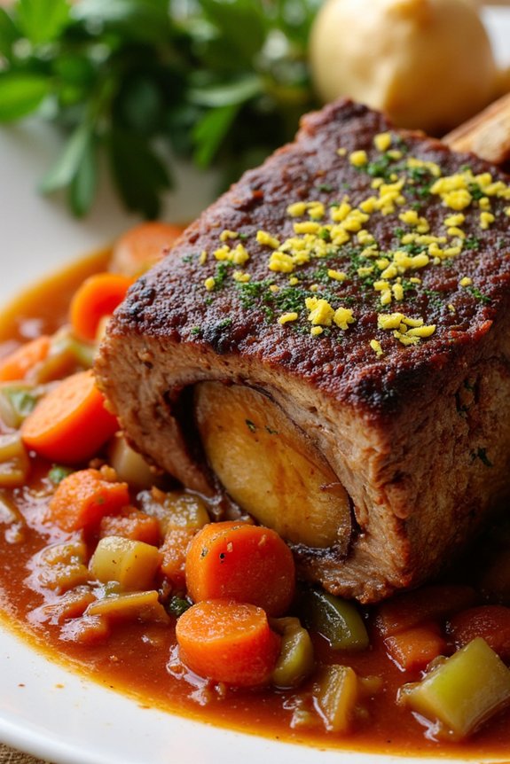 hearty veal shank braise