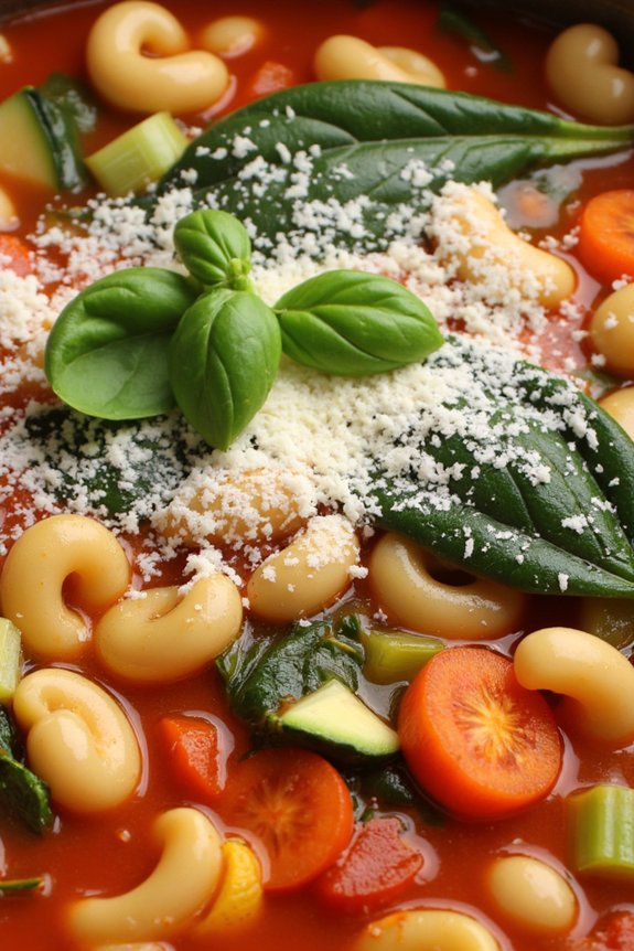 hearty vegetable rich soup