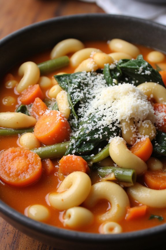 hearty vegetable rich soup