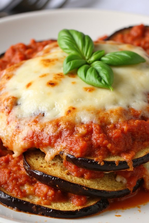 hearty vegetarian eggplant dish