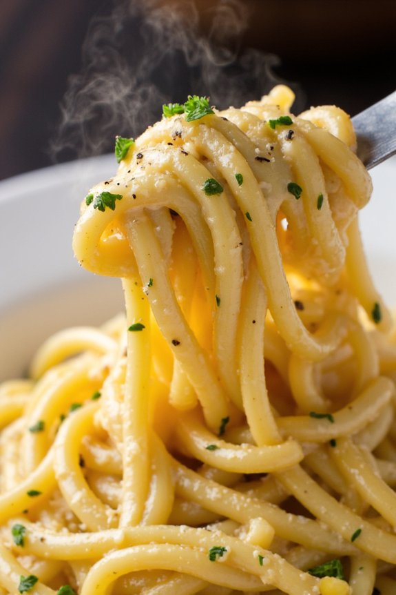 herb infused cacio e pepe