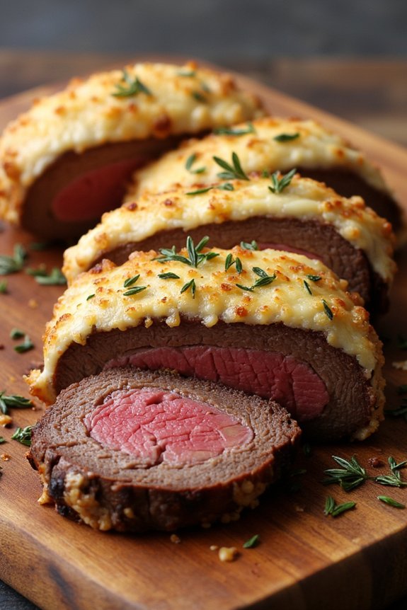 hickory smoked bavette with parmesan