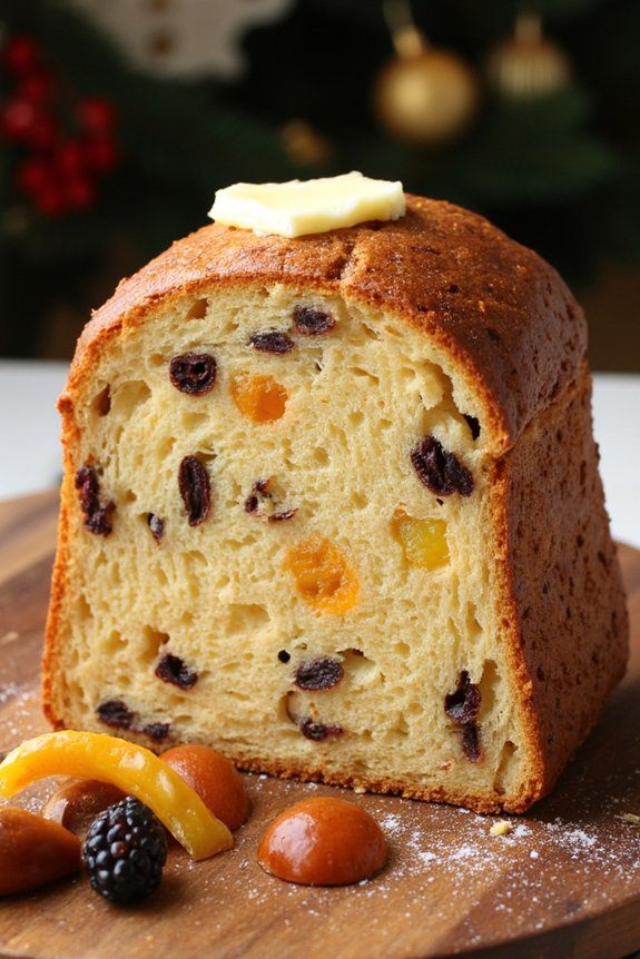 homemade classic italian panettone