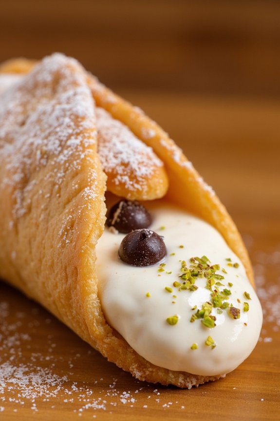 homemade crispy cannoli shells