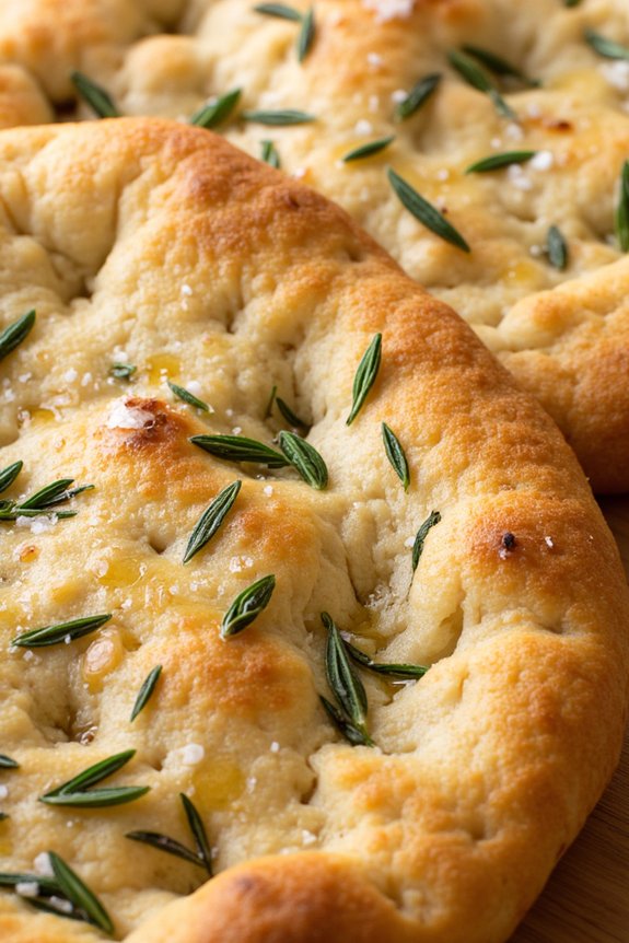 homemade garlic herb focaccia