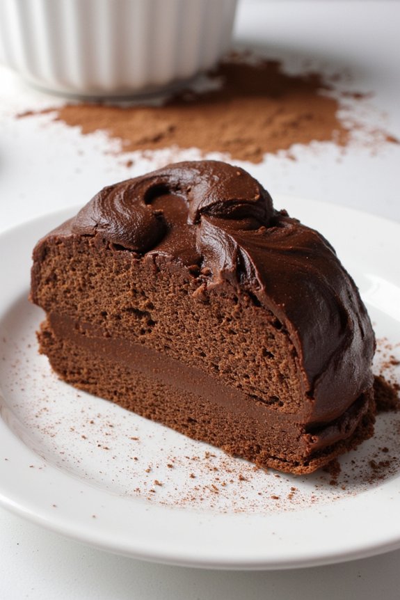 indulgent creamy chocolate dessert