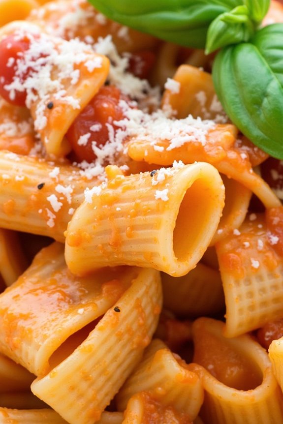 indulgent creamy tomato sauce
