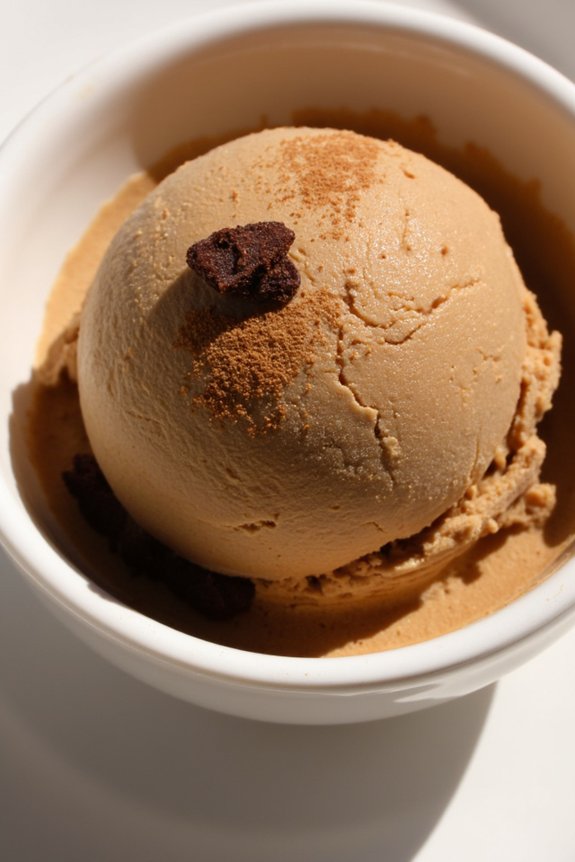 indulgent homemade coffee gelato