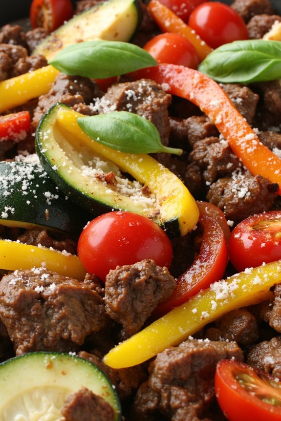 italian beef veggie stir fry