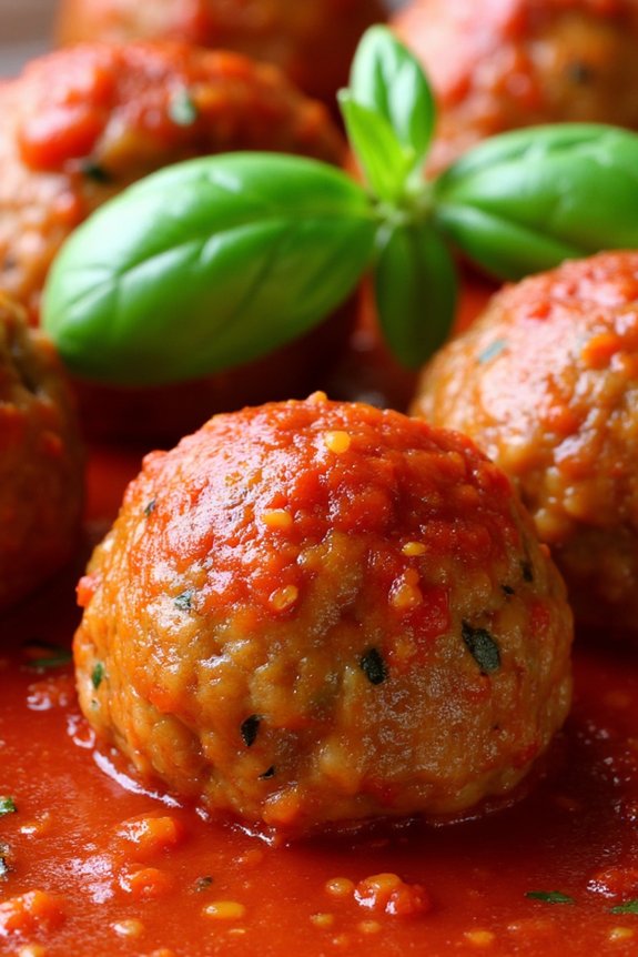 italian meatballs in marinara