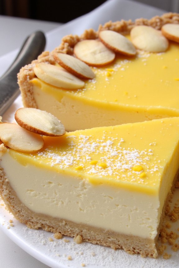 italian ricotta amaretto tart