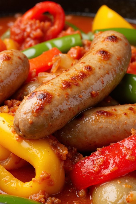 italian sausage and peppers