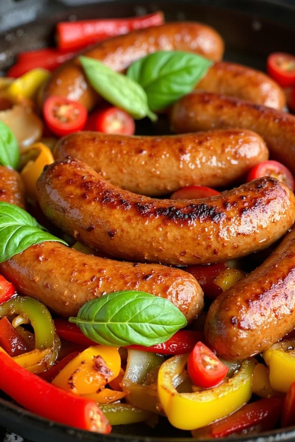 italian sausage and peppers skillet
