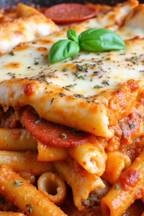 italian sausage pasta bake