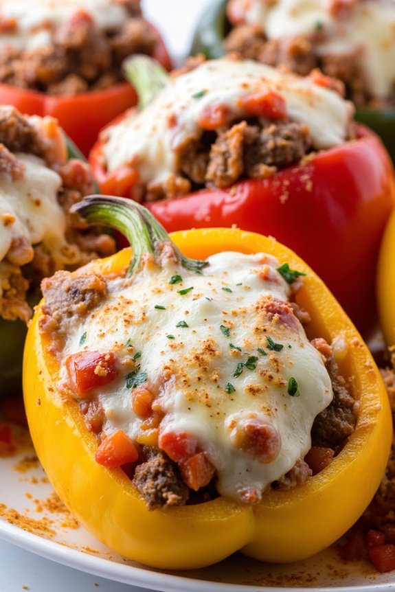 italian sausage stuffed peppers