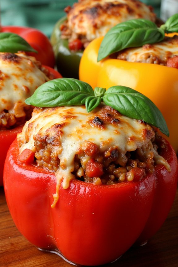 italian sausage stuffed peppers
