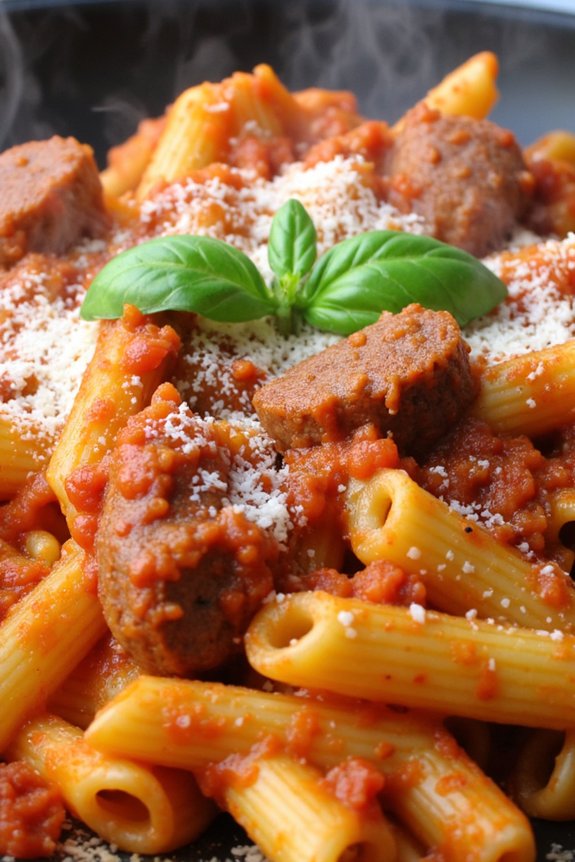 italian sausage tomato pasta