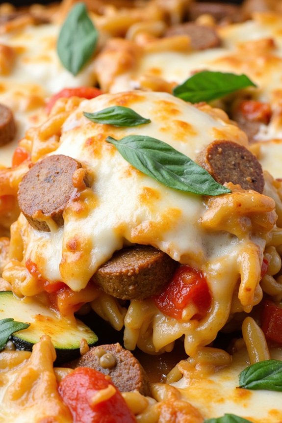 italian turkey sausage bake
