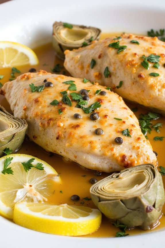 lemon artichoke chicken piccata recipe