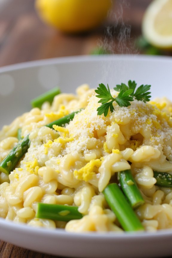 lemon asparagus risotto recipe