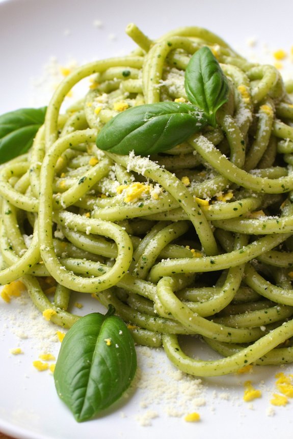 lemon basil pesto pasta recipe